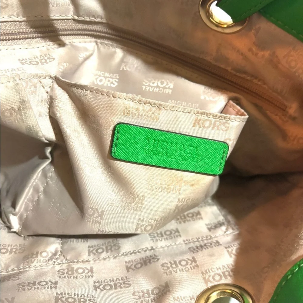 Michael Kors Green Tote Bag
